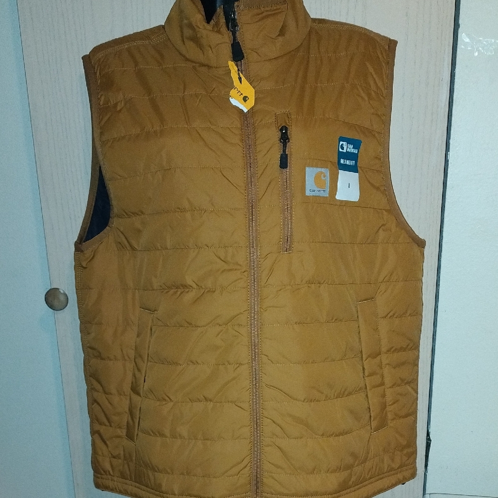 Carhartt Men's Tan Quilted Vest